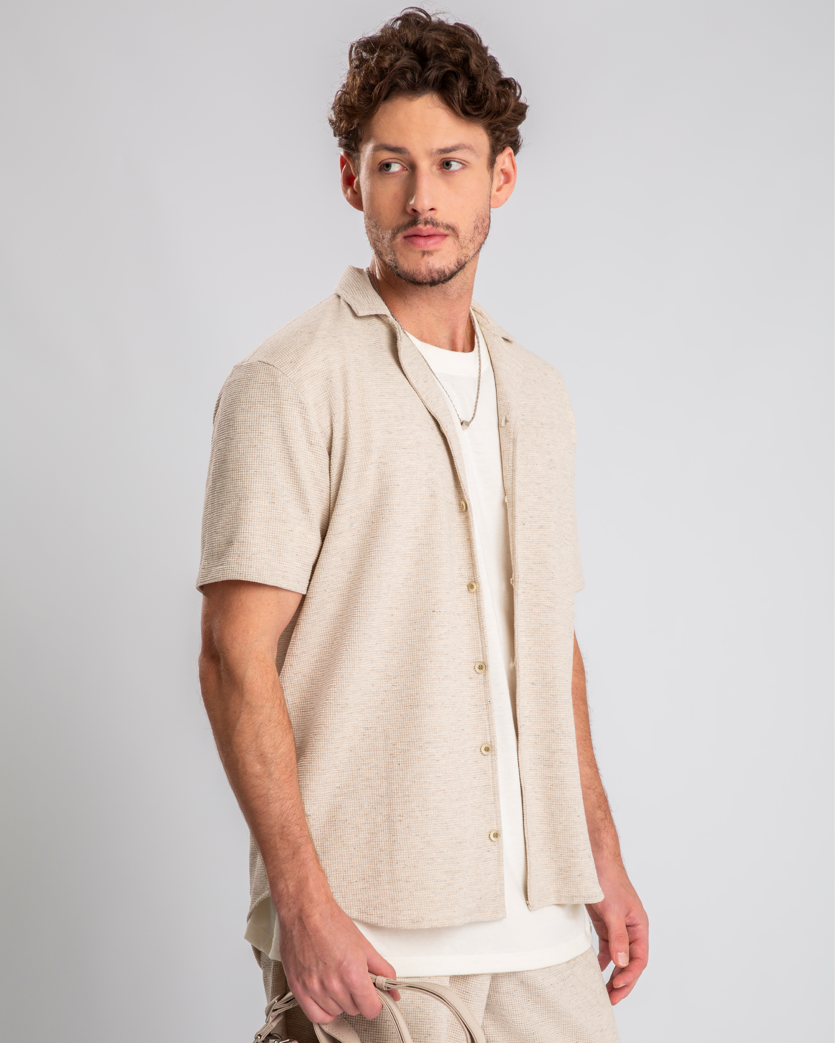 Camiseta masculina Colisão - vista traseira