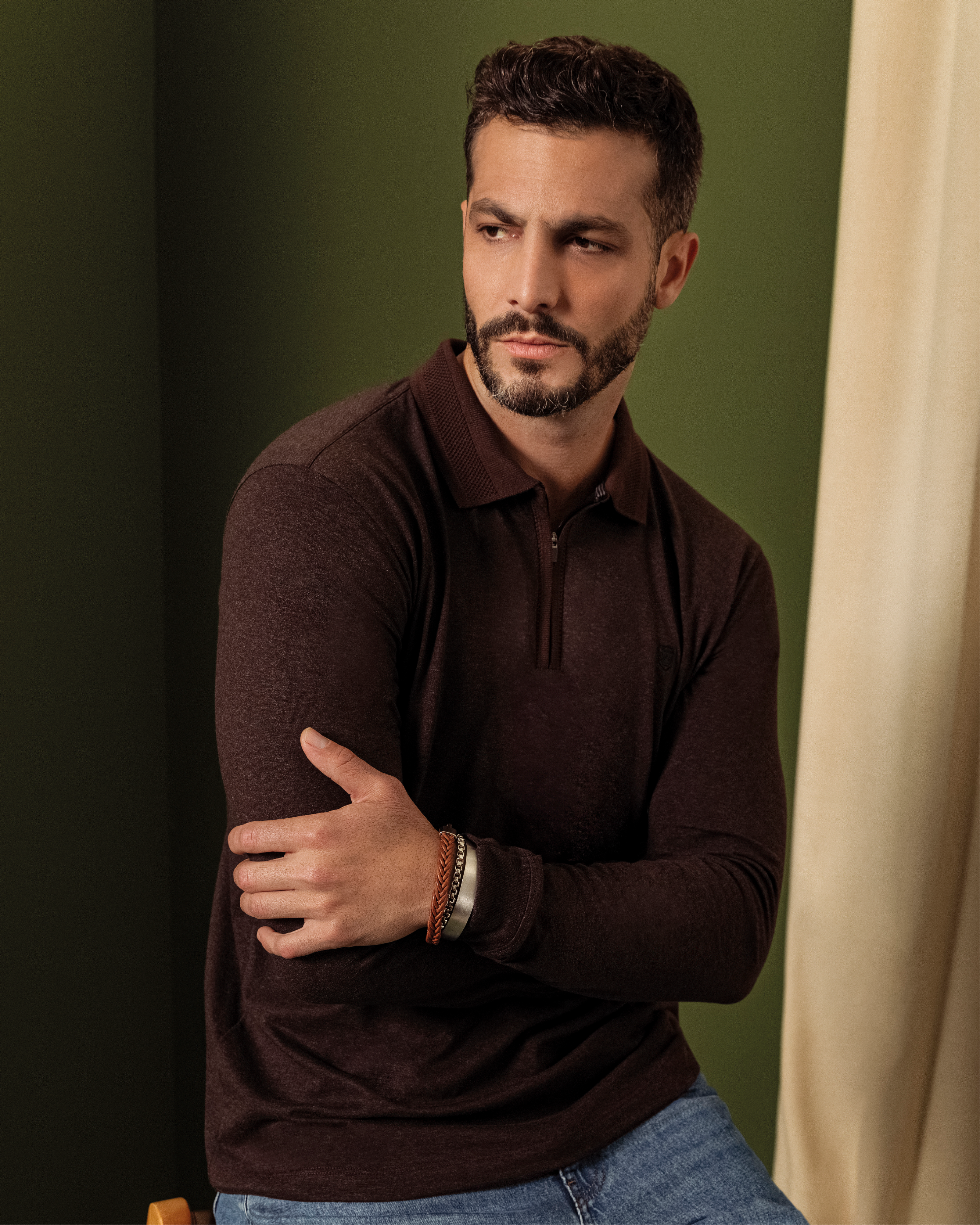 Camiseta masculina Colisão - vista traseira